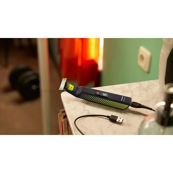 PHILIPS ONEBLADE QP6506/15 Ξυριστική Μηχανή Επαναφορτιζόμενη Μαύρο image 5