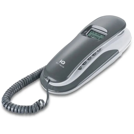 Ενσύρματο Τηλέφωνο IQ DT-78CID - Γκρι image 0