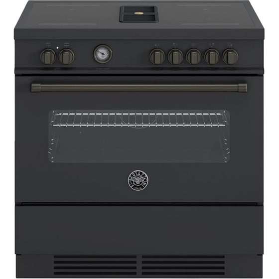BERTAZZONI MASCH94I1ENET 86 Lt Μαύρο Επαγωγική Ηλεκτρική Κουζίνα με Ενσωματωμένο Απορροφητήρα image 0