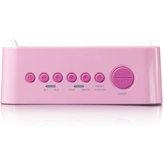 Ράδιο - Ξυπνητήρι Lenco CR-205PK - Ροζ image 2
