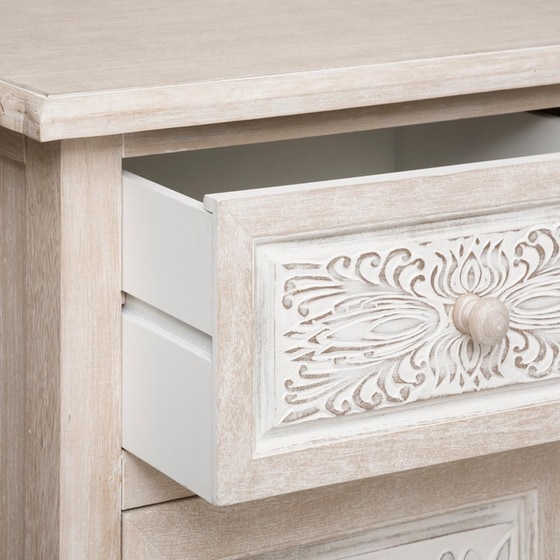 Μπουφές Spitishop από Ξύλο και MDF 80x34.5x85 cm - Εκρού image 3