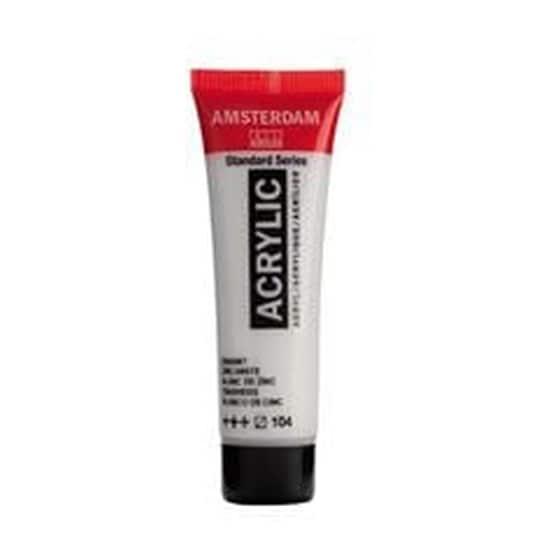 Talens Amsterdam Ακρυλικό Χρώμα 104 Zinc White120ml image 0