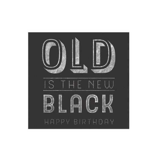 Ευχετήρια Κάρτα Legami Old Is The New Black image 0