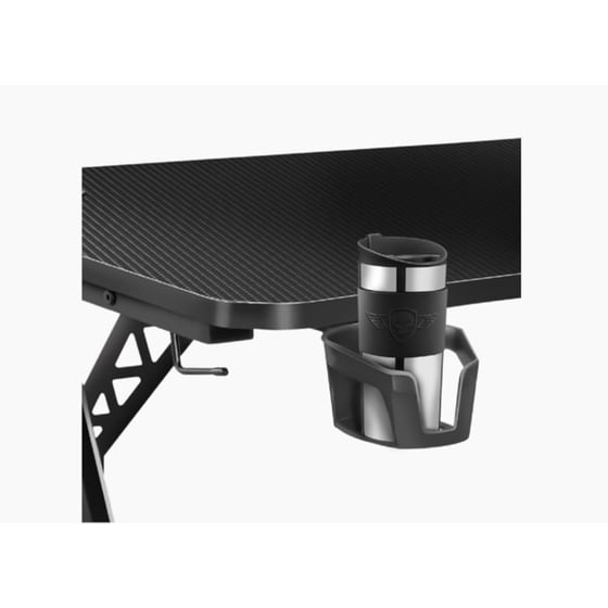 Γραφείο Gaming Spirit of Gamer Headquarter 200 από MDF 113x60cm - Μαύρο image 2