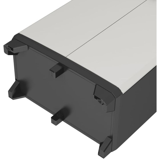 Ντουλάπα Keter Gear Δίφυλλη Πλαστική 68x39x182 cm - Γκρι/Μαύρο image 4