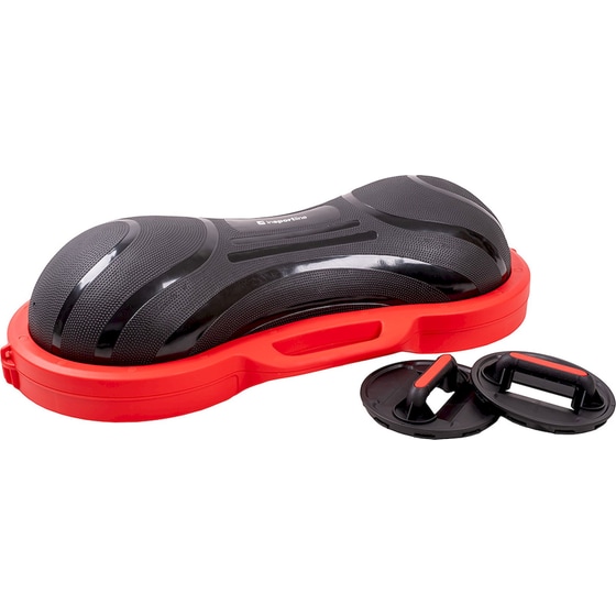 Δίσκος Ισορροπίας INSportline AeroPeanut INS-25788 100x49x25cm - Μαύρο/ Κόκκινο image 0