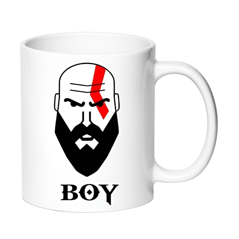 Κούπα God of War No3 Κεραμική 330 ml - Kratos
