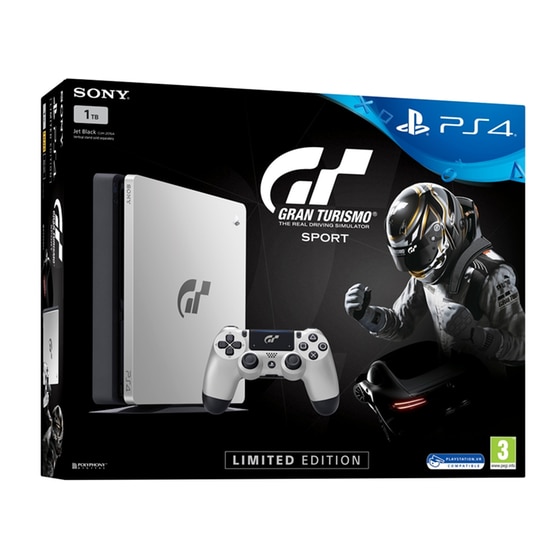 Sony PlayStation 4 - 1TB Slim Limited Edition & Gran Turismo Sport image 0