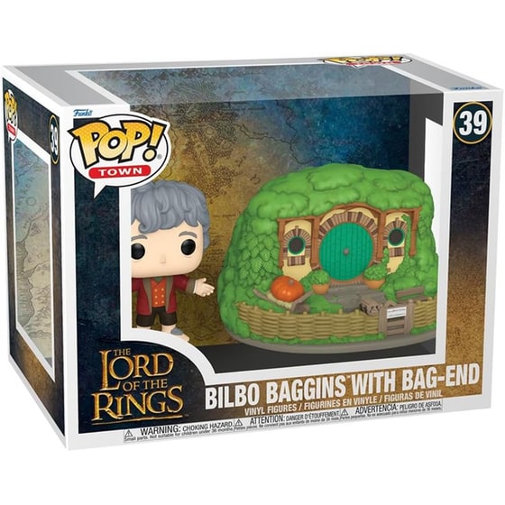 Funko Pop! Town - The Lord Of The Rings - Bilbo Baggins With Bag-end #39 image 2