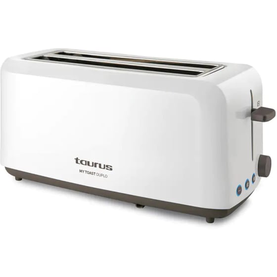 TAURUS MyToast Duplo 2 Θέσεων 1450W Λευκό Φρυγανιέρα image 2