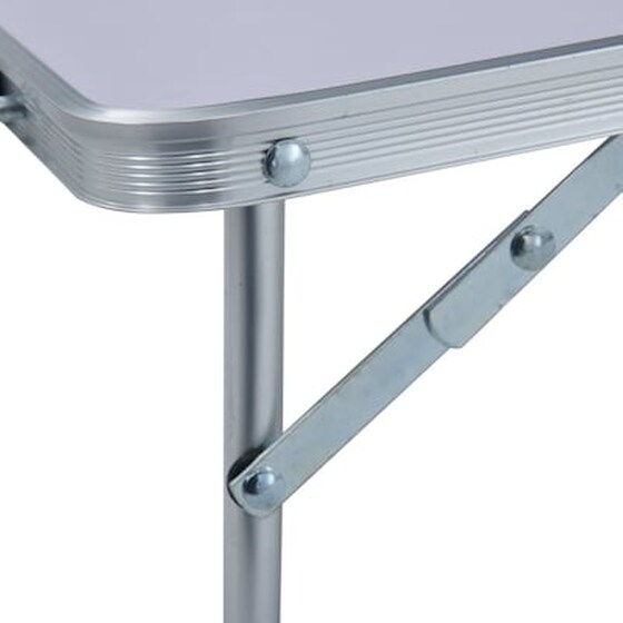 Vidaxl Τραπέζι Κάμπινγκ Πτυσσόμενο Λευκό 60 X 40 Εκ. Αλουμινίου image 5