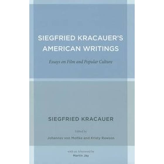 Siegfried Kracauer's American Writings image 0