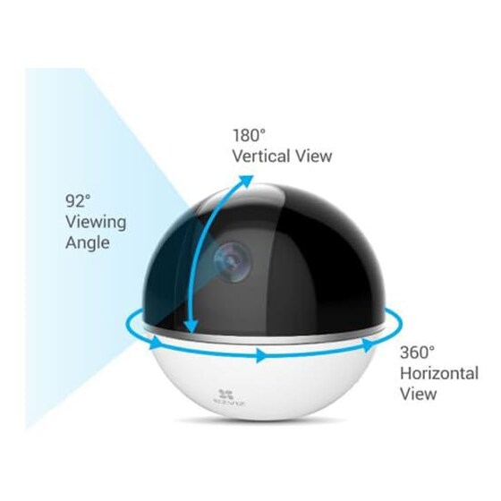 Ασύρματη IP Camera - Ezviz C6T Mini 360 Plus Λευκό image 2