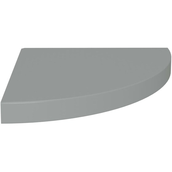 Ράφια Τοίχου VidaXL Γωνιακά από MDF 35x35x3.8 cm 4 Τμχ - Γκρι image 2