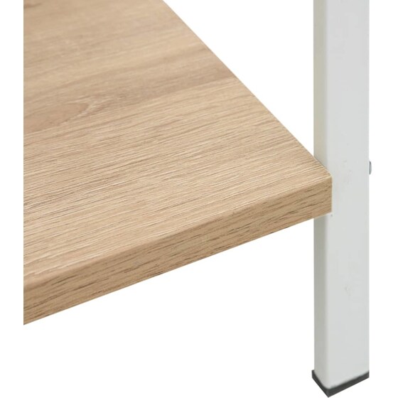 Ραφιέρα VidaXL από Ξύλο 60x27.6x90.5 cm - Μπεζ/Λευκό image 5