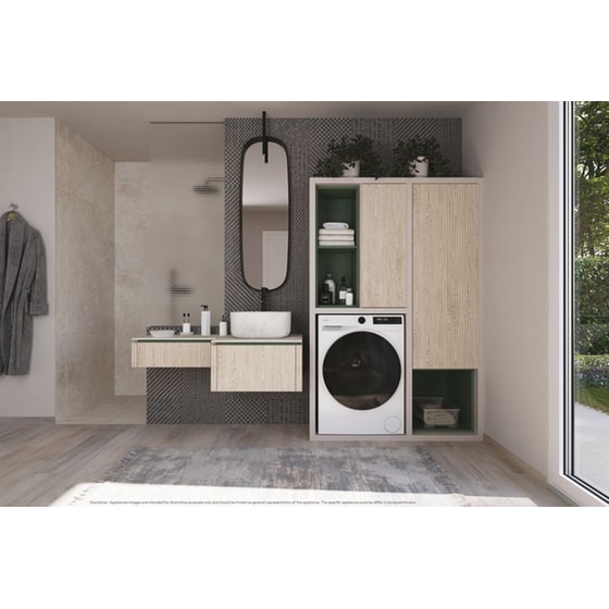 CANDY BP 49SBL8-S 9 kg 1.400 Στροφές Λευκό με Wi-Fi Πλυντήριο Ρούχων image 10