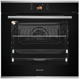 BRANDT BOP7568LX Χωρητικότητας 73L  Μαύρος Εντοιχιζόμενος Φούρνος Άνω Πάγκου