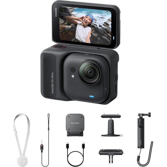 Action Camera Insta360 GO Ultra Creator Bundle Midnight Black image 0