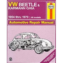 Volkswagen VW Beetle & Karmann Ghia (1954-1979) Haynes Repair Manual (USA)