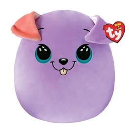 Λούτρινο TY Squishy Beanies Bitsy Σκύλος Μωβ (25cm) 1607-39225