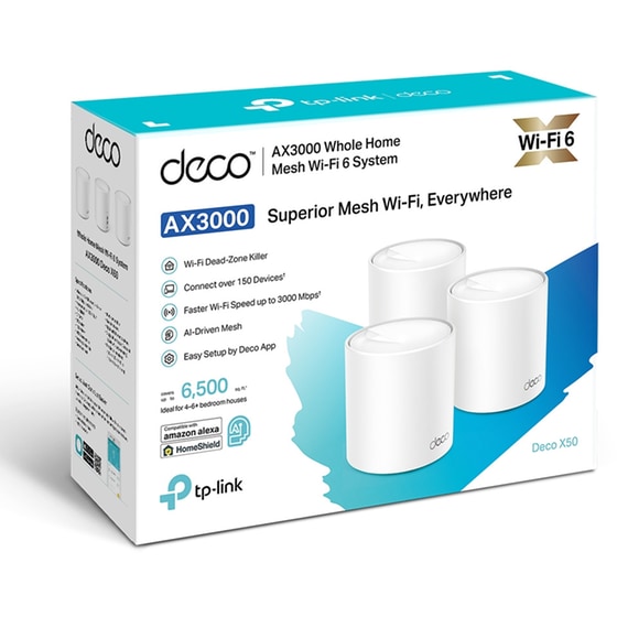 TP-LINK Deco X50 Ασύρματο Mesh Router 3 Συσκευών Wi-Fi 6 με 3 Θύρες Ethernet image 4