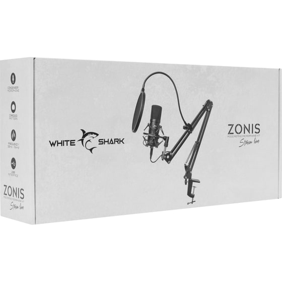 Μικρόφωνο White Shark Zonis - Μαύρο image 6