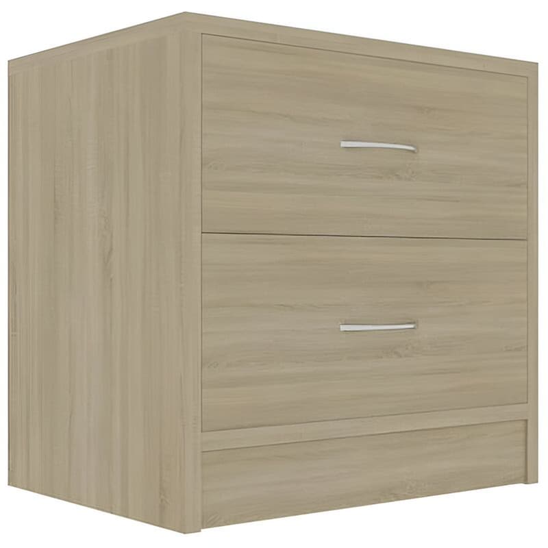 VIDAXL Κομοδίνο Vidaxl Από Μοριοσανίδα 40x30x40 cm - Sonoma Δρύς