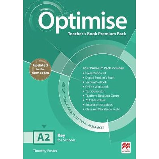 Optimise A2 Teacher's Book Premium Pack image 0