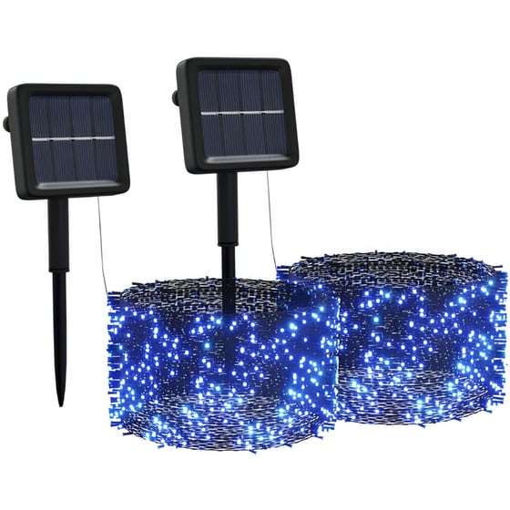 Χριστουγεννιάτικα Λαμπάκια VidaXL 200 LED 2 Τεμάχια - Μπλε image 0