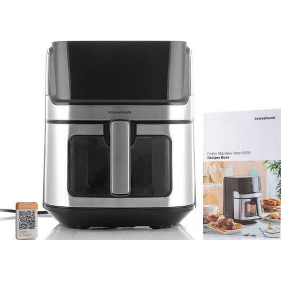 INNOVA GOODS V0103717  με Αποσπώμενο Κάδο 1700 W 6.5 L Inox Φριτέζα Αέρος image 4