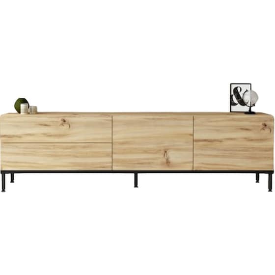 Έπιπλο Τηλεόρασης Motivo Μοριοσανίδα 170.3x35.5x46.4 cm - Kαφέ image 0
