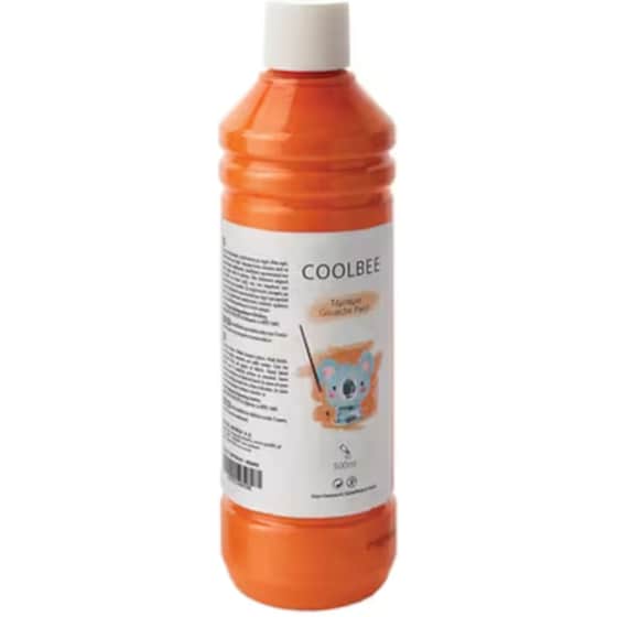 Χρώμα&nbsp;Τέμπερα&nbsp;Coolbee&nbsp;500Ml&nbsp;Πορτοκάλι&nbsp;Coolbee image 0