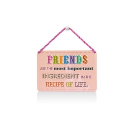 Κρεμαστή Μεταλλική Πινακίδα ATP Home Friends