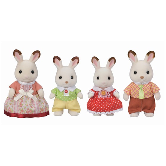 Sylvanian Families - The Chocolate Rabbit Family (5655) image 1