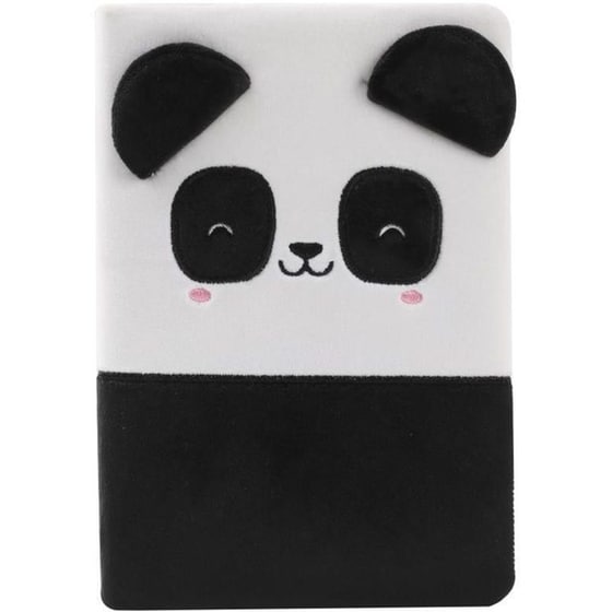 Σημειωματάριo i-Total Plush Α5 Panda image 0