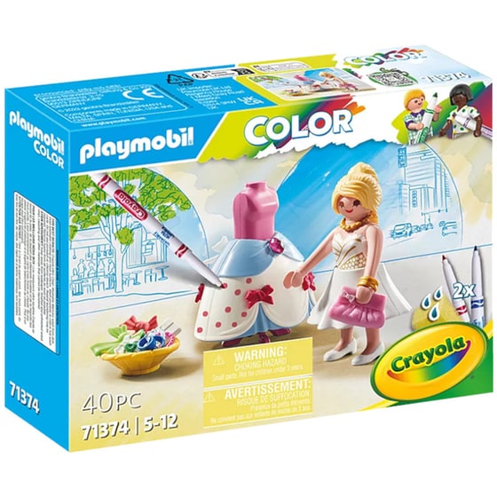 PLAYMOBIL® Color Σχεδιάστρια Μόδας (71374) image 0