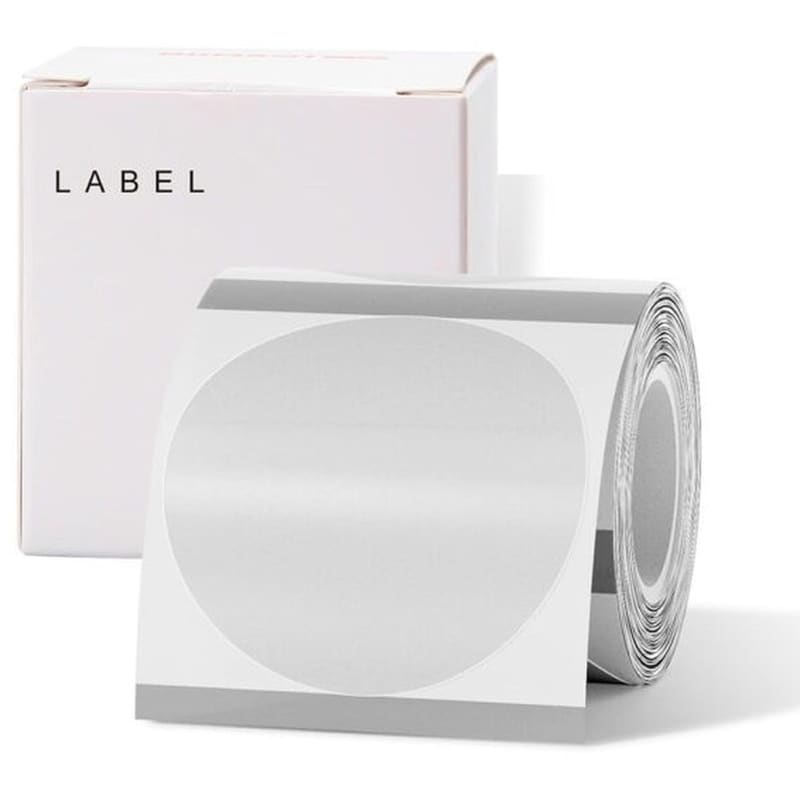 Κασέτα Ετικετογράφου NIIMBOT 50x50mm 150 Ετικέτες Στρογγυλές - Διάφανο