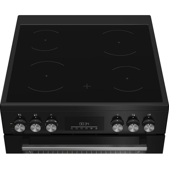 BEKO FBM6730SBCS 72 Lt Μαύρο Ηλεκτρική Κουζίνα Κεραμική image 4