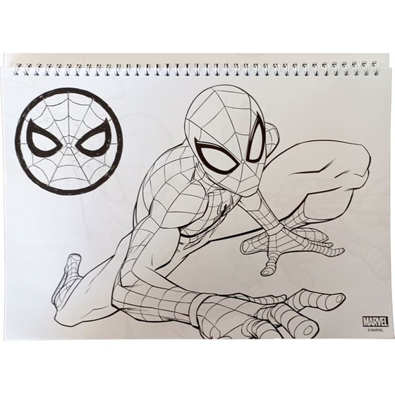 Μπλοκ Ζωγραφικής Gim A4 Spiderman image 3