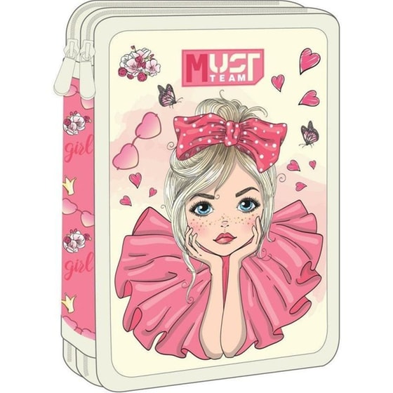 Κασετίνα Παραλληλόγραμμη Γεμάτη Must Team Pretty Girl image 0
