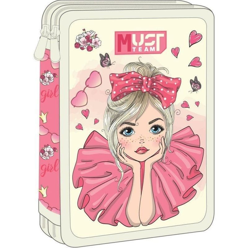 Κασετίνα Παραλληλόγραμμη Γεμάτη Must Team Pretty Girl