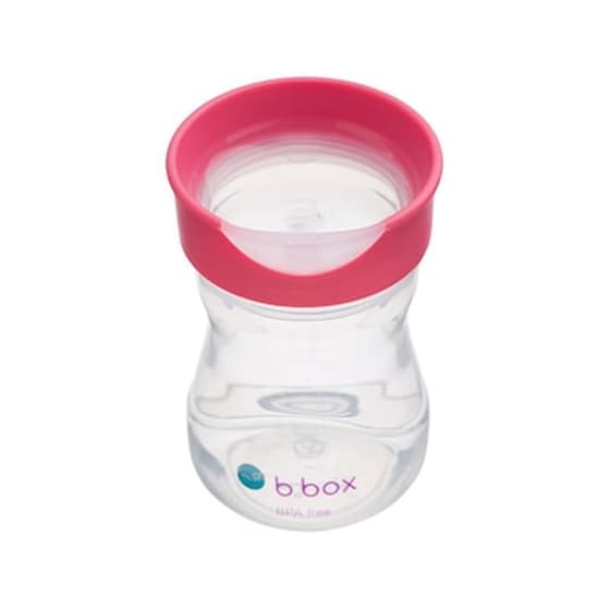 B.box Εκπαιδευτικό Κύπελλο Με Πάραθυρο Νερού 240ml Pink Ροζ image 0
