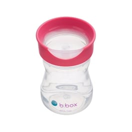 B.box Εκπαιδευτικό Κύπελλο Με Πάραθυρο Νερού 240ml Pink Ροζ