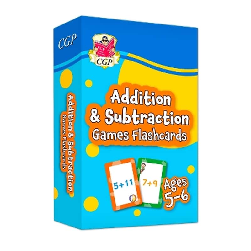 Addition Subtraction Games Flashcards for Ages 5-6 (Year 1)