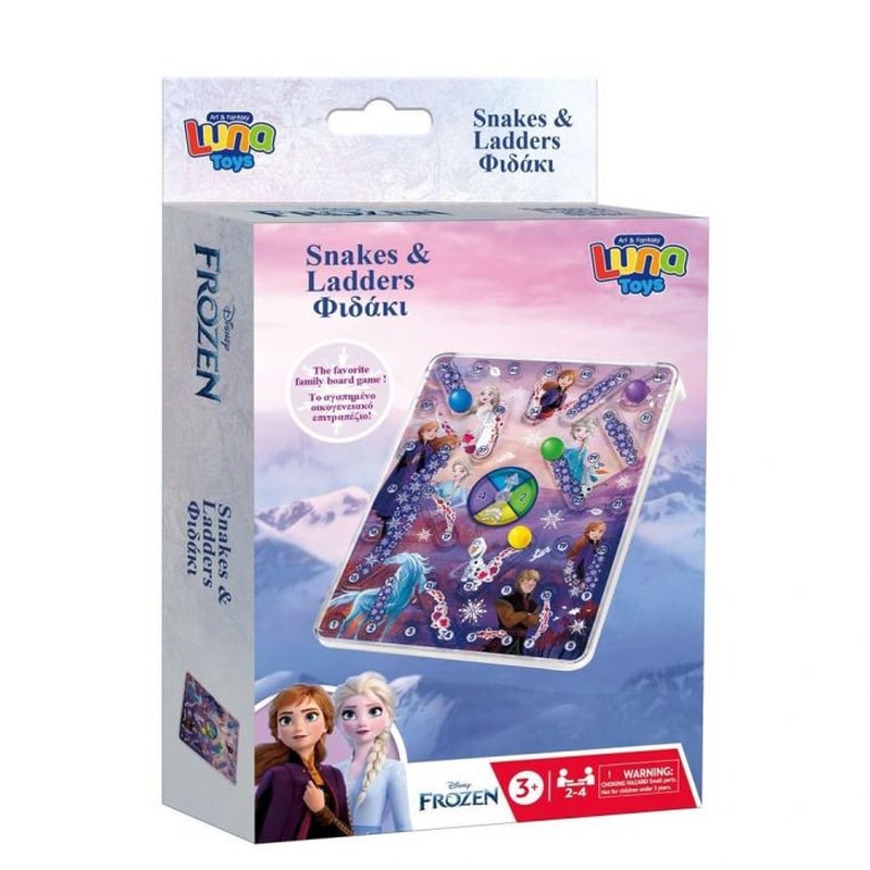 LUNA Luna Toys Επιτραπέζιο Παιχνίδι Ταξιδίου Φιδάκι Disney Frozen