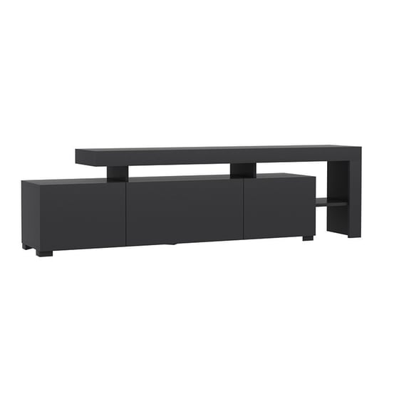 Έπιπλο Τηλεόρασης Unico από Μοριοσανίδα 192x37x53 cm - Ανθρακί image 0