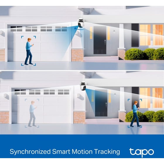 Ασύρματη IP Camera TP-Link Tapo C545D 2K με WiFi & Ανίχνευση κίνησης image 5