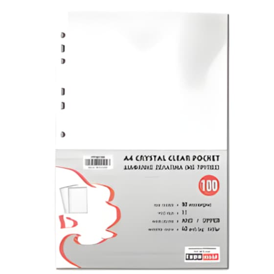 Ζελατίνες Διαφανείς Typotrust A4 0.09 mm (100 Τεμάχια) image 0