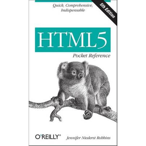 HTML5 Pocket Reference 5ed image 0