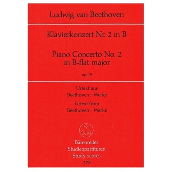 Βιβλίο Για Σύνολα Barenreiter Beethoven - Piano Concerto N.2 In Bb Major [pocket Score] image 1